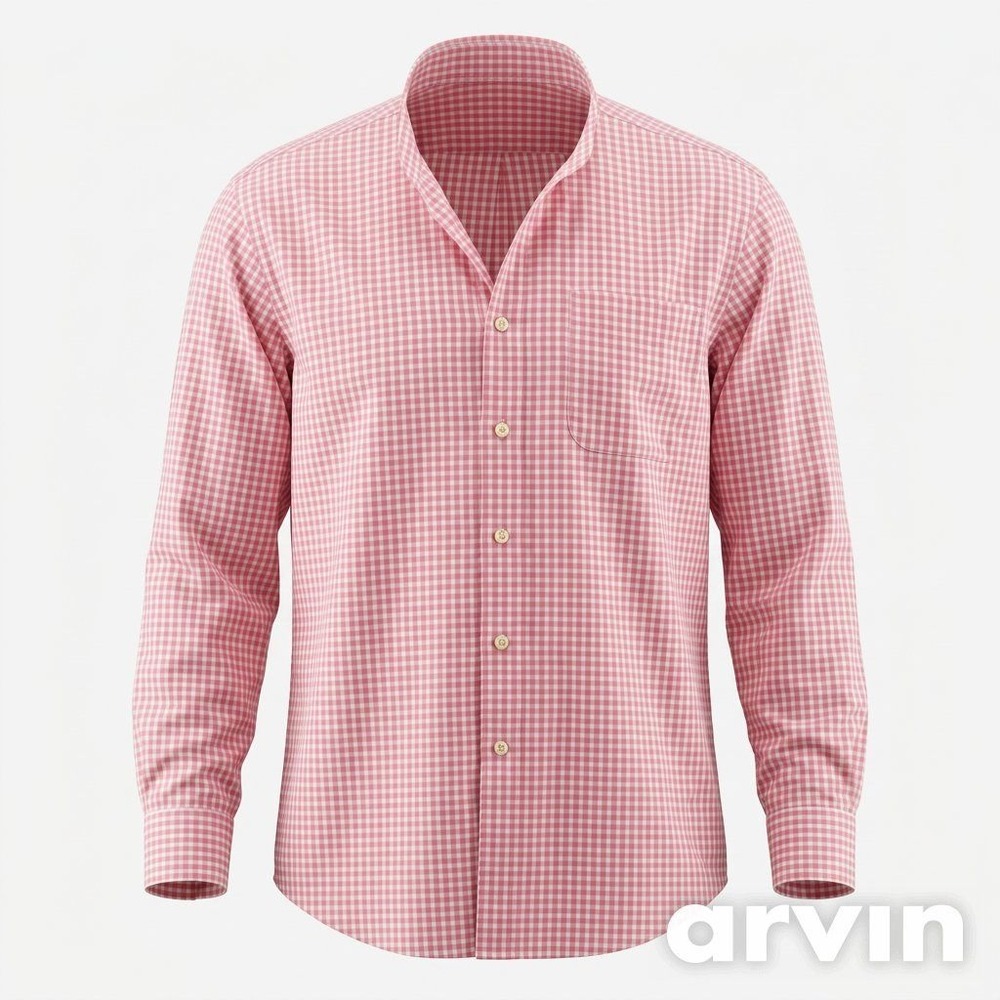 Peter Millar Mens Pink Gingham Check Cotton Button Down Shirt Large Long Sleeve